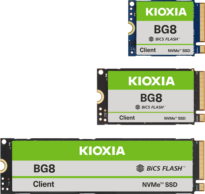 KIOXIA BG7 系列用戶端 SSD