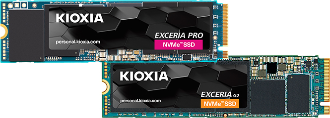 EXCERIA PRO Series and EXCERIA G2 Series SSDs