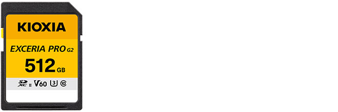 EXCERIA PRO G2 SD Memory Card V60 product image